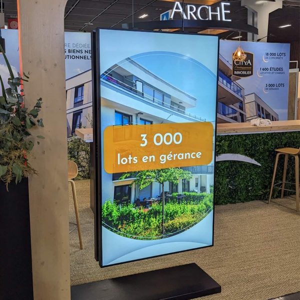 Eco Smart Display installation - Arche trade show stand