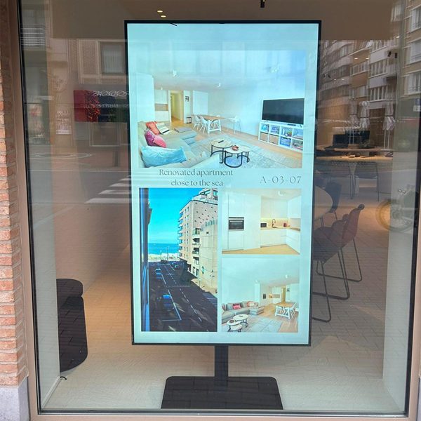 Single Stand installation - real estate apartment listing